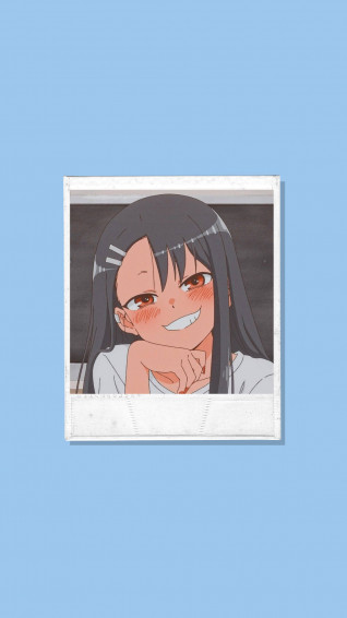Nagatoro Light Blue Aesthetic B5yeg7ylnvfthlf4 Wallpaper