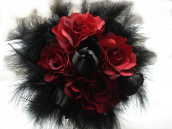Black And Red Roses Dark HD Flowers Wallpaper