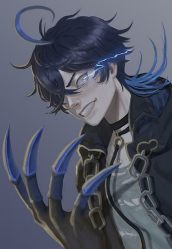 Wallpaper Ezekiel King S Raid Creepy Smile Anime Games