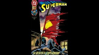 The Death Of Superman Dc Comic Cover