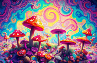 Trippy Shroom Wallpaper