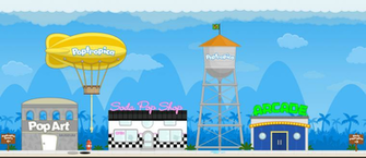 Main Street Early Poptropica Island
