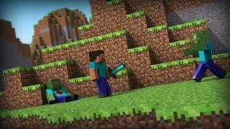 Grass Steve Dirt Minecraft Cinema 4d Mobsters Wallpaper