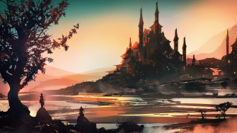 Fantasy Art Landscape Concept 4k Wallpaper HD Artist