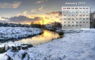 January Calendar Wallpaper Nice New Year Celebrataion Pint