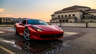 Red Ferrari 4k HD Wallpaper Image Photos