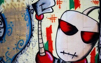 Graffiti Background New Art