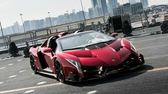 Lamborghini Veneno Roadster Wallpaper HD Car