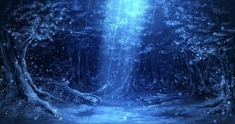 Fantasy Forest Sun Wallpaper