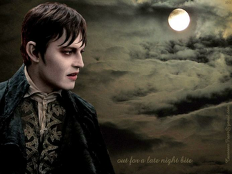 Tim Burton S Dark Shadows Image Out For A Late Night Bite Wallpaper