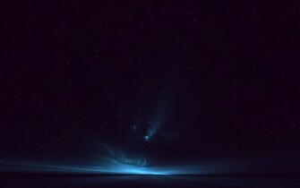 Space Deep Dark Blue Clouds HD Wallpaper