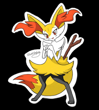 Braixen By Silentshyguy