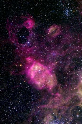 Pretty Galaxy Pink iPhone Wallpaper