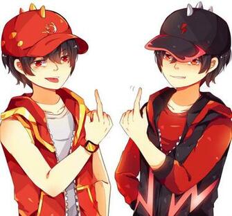 Boboiboy Api And Halilintar By Chappyvii