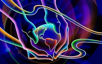 Neon Colorful Background Wallpaper 3d