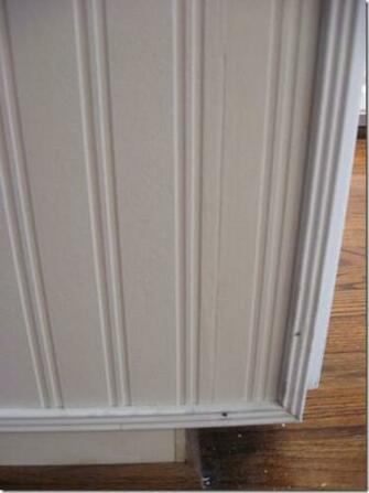 Beadboard Wallpaper End Of Cabinets For The Home