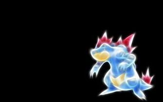 Pokemon Black Background Feraligatr