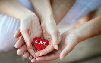 Boy Couple Girl Hands Hold Holding I Love You Photo Red Heart