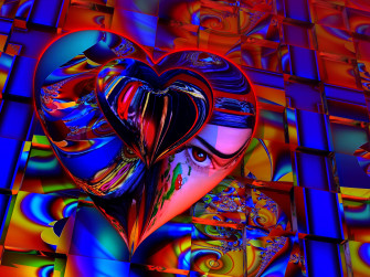 Artistic Heart 4k Ultra HD Wallpaper By Marije Berting