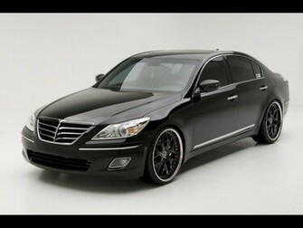 Dub Magazine Genesis Sedan Wallpaper Widescreen Desktop Background