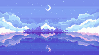 Sonata No On Art Pixel Landscape