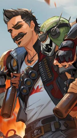 Apex Legends Octane Fuse Lifeline Wallpaper 4k