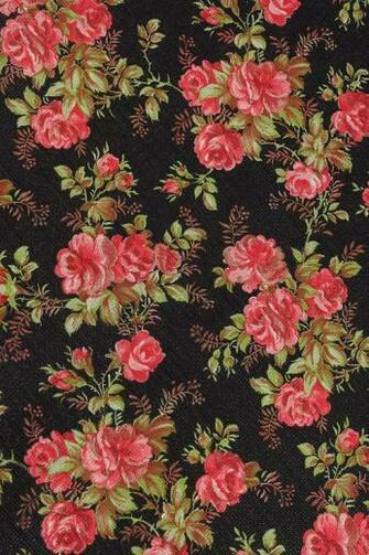 Vintage Home Pink Roses Wallpaper