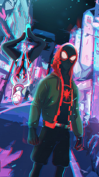 Miles Morales Spider Gwen Man 4k Rare Gallery