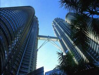 Twin Tower Buildings And Landmarks Wallpaper Image