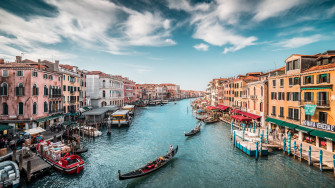 Italy Boats Venice Canal 5k Laptop Full HD 1080p 4k Wallpaper Image