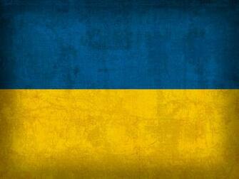 Ukraine Flag Vintage Distressed Finish Mixed Media By