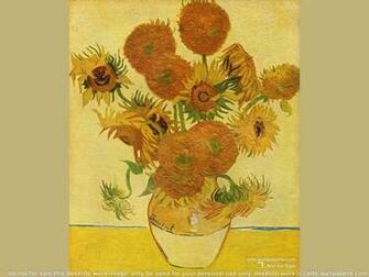 Van Gogh Sunflowers Wallpaper Artworks