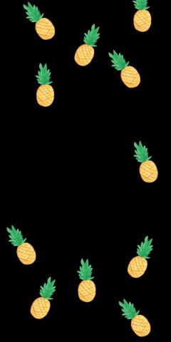 Impact iPhone Xs Case Be A Pineapple Watercolor Pineapples