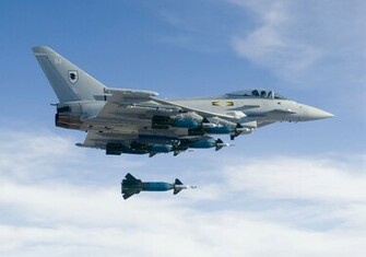 Eurofighter Typhoon In Action Wallpaper
