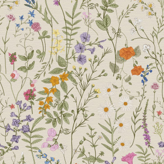 Jiffdiff Wallpaper Self Adhesive Blooming Vintage Colourful