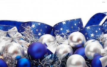 Blue Ornaments Wallpaper On