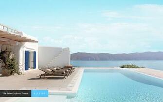 Villa Solana Mykonos Greece Widescreen Wallpaper Wide