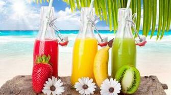 Summer Drinks Juice Wallpaper HD Desktop