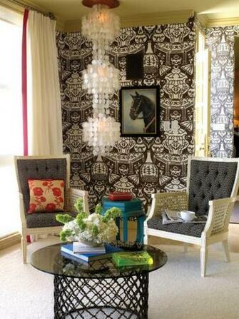 Inspiraction Decor Ideas David Hicks The Vase Clarence House Wallpaper