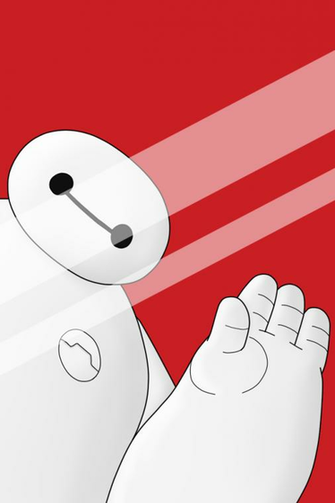 Pink Baymax Wallpaper