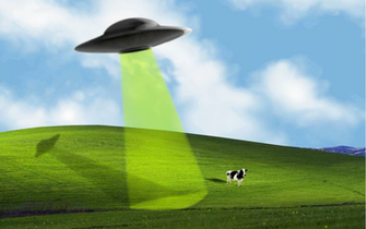 Bliss Windows Wallpaper Xp Cows Ufo