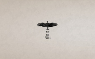 Minimalistic Gandalf Birds Text Quotes Eagles The Lord Of