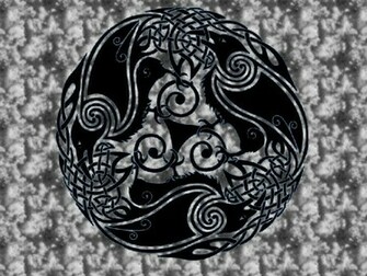 Celtic Knot Desktop Background Raven By