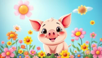 Cute Pig Wallpaper