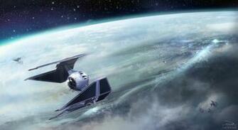 Star Wars Space Tie Interceptor Wallpaper HD Desktop And
