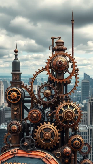 Steampunk Phone Wallpaper