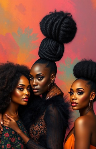 Beautiful Black Women Wallpaper