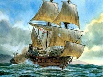 Full Size Frigates Sailing Ships Wallpaper Num