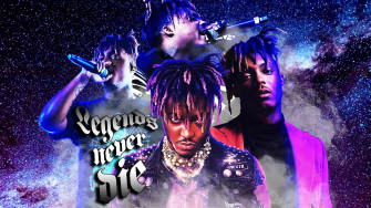 Juice Wrld Computer Legends Never Die Wallpaper