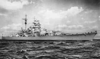 German Ship Bismarck Wallpaper